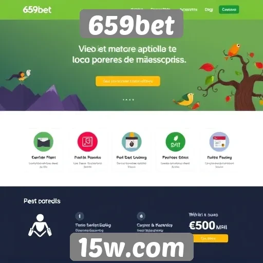 Acessibilidade e design do site 659bet analisados